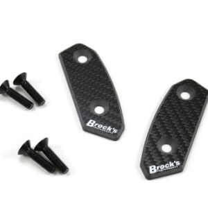 Mirror Block Off Plate Set Carbon Fiber GSX-R1000/R (17-25) and GSX-8R (2024)